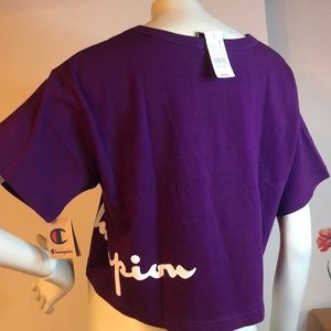 Purple Champion Half T-Shirt